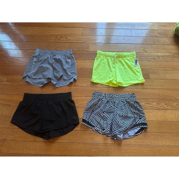 Girls athletic bundle 4 pairs Athleta, old navy & athletic works shorts all YLG - Picture 1 of 10